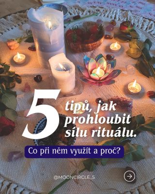 Chceš svůj rituál prožít hlouběji a intenzivněji? ✨ Tak vyzkoušej některý z našich tipů. Jsou to drobnosti, ale dodají...